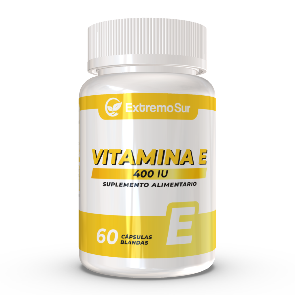 Vitamina E 400 IU Extremo Sur, 60 Cápsulas Blandas