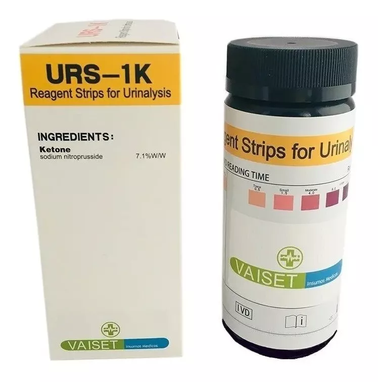 100 Tiras Orina Cetosis Cetonas Ketosis Keto Low Carb - Imagen 2